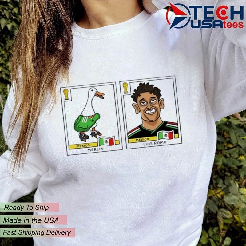 Merlin and Luis Romo Mexico National Team World Cup Soccer 2026 shirt