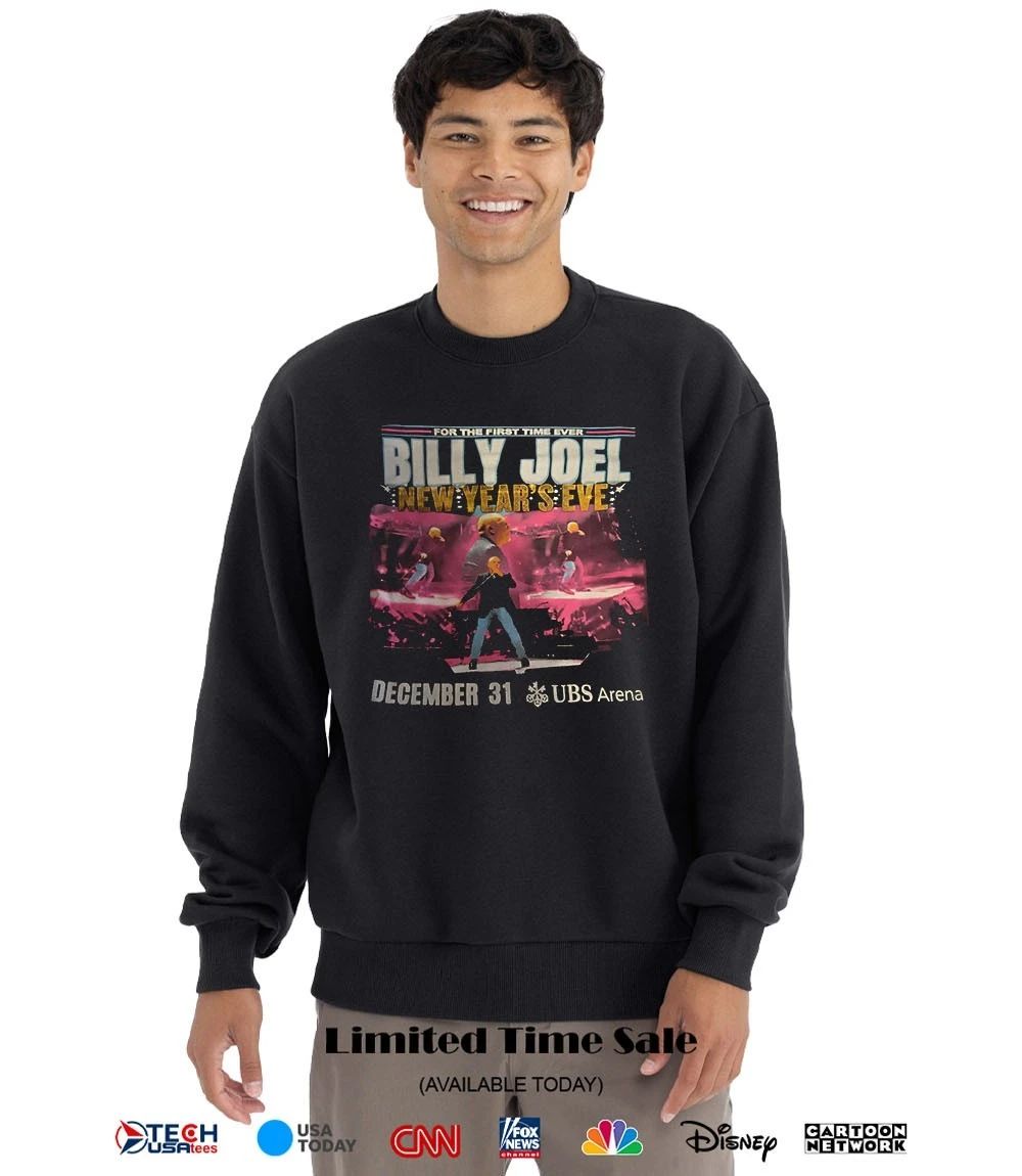 For the first time ever Billy Joel New Year’s Eve concert shirt