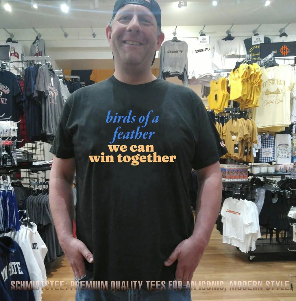Birds of a feather we can win together shirt
