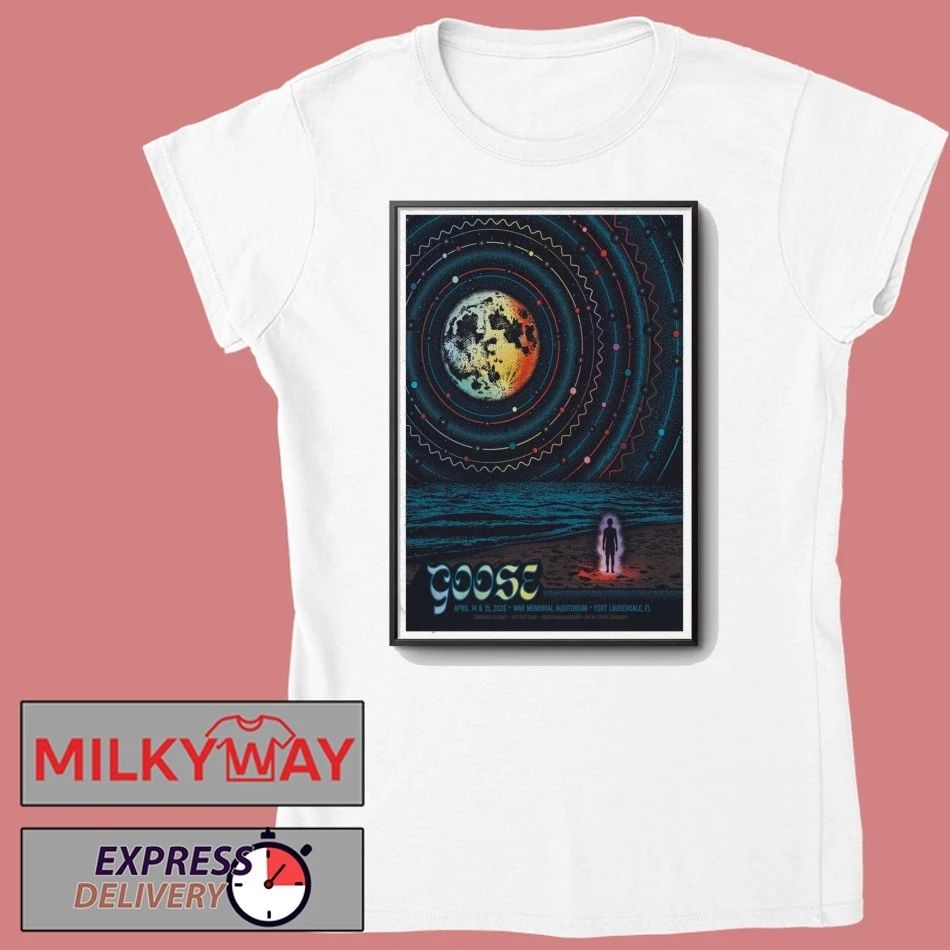 Apr 14 + 15 2026 Goose Fort Lauderdale Poster shirt