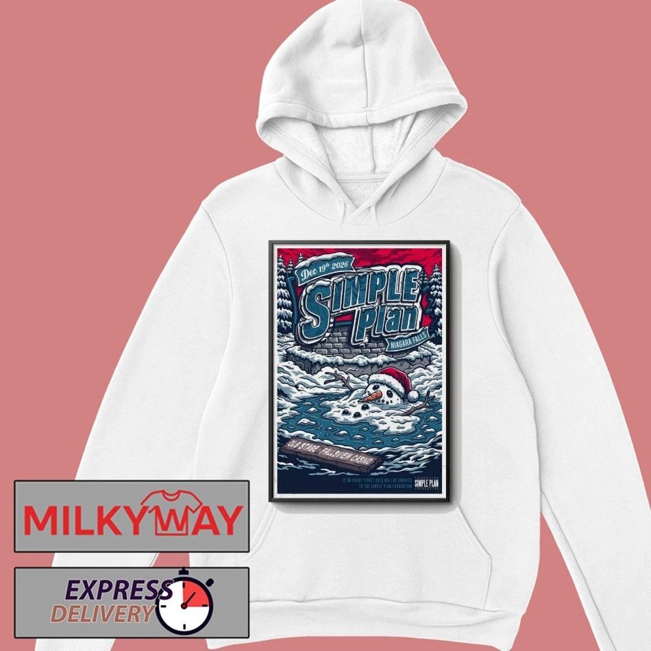 Simple Plan 12 19 2026 Niagara Falls ON Poster shirt