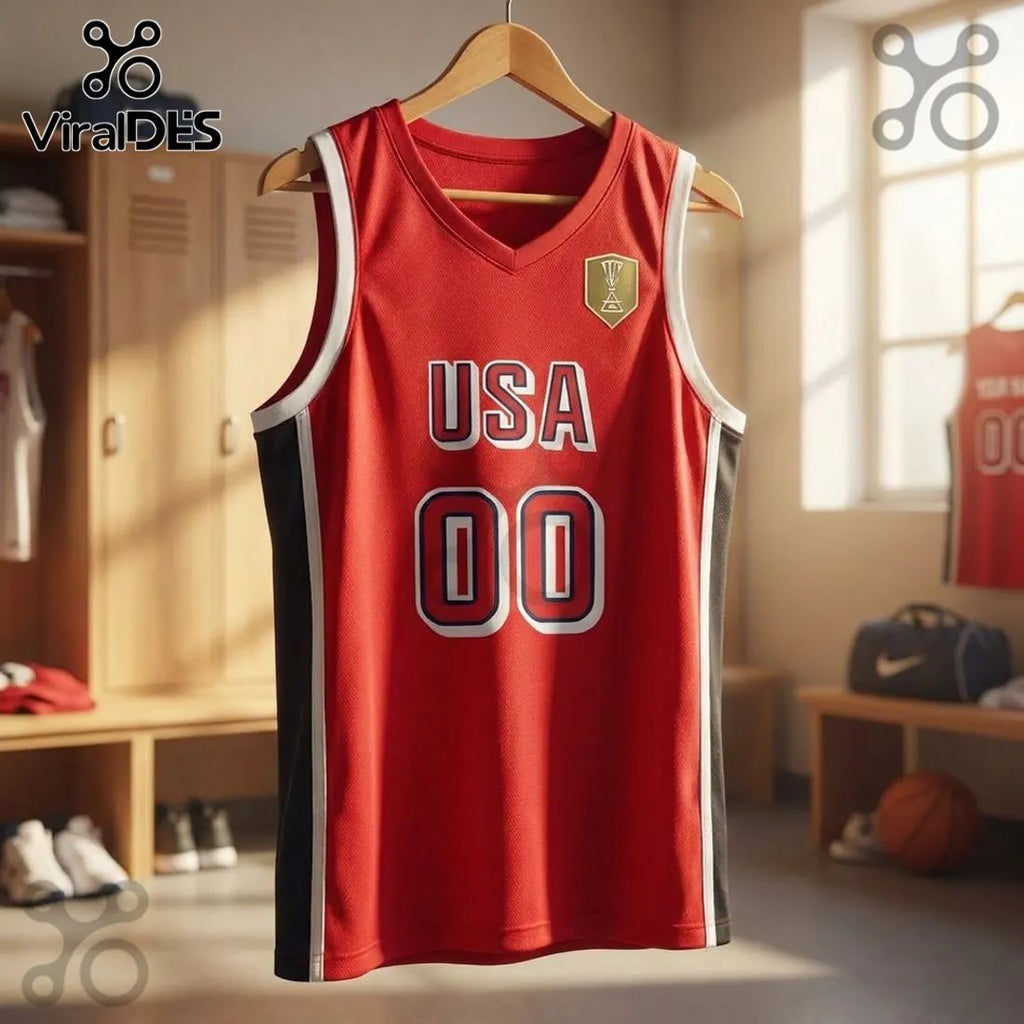 USA Women’s Basketball 2026 FIBA World Cup Red Jersey
