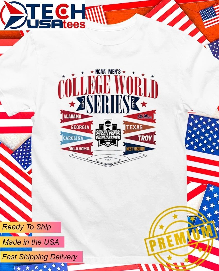 8 Team 2026 NCAA Men’s College World Series Field shirt