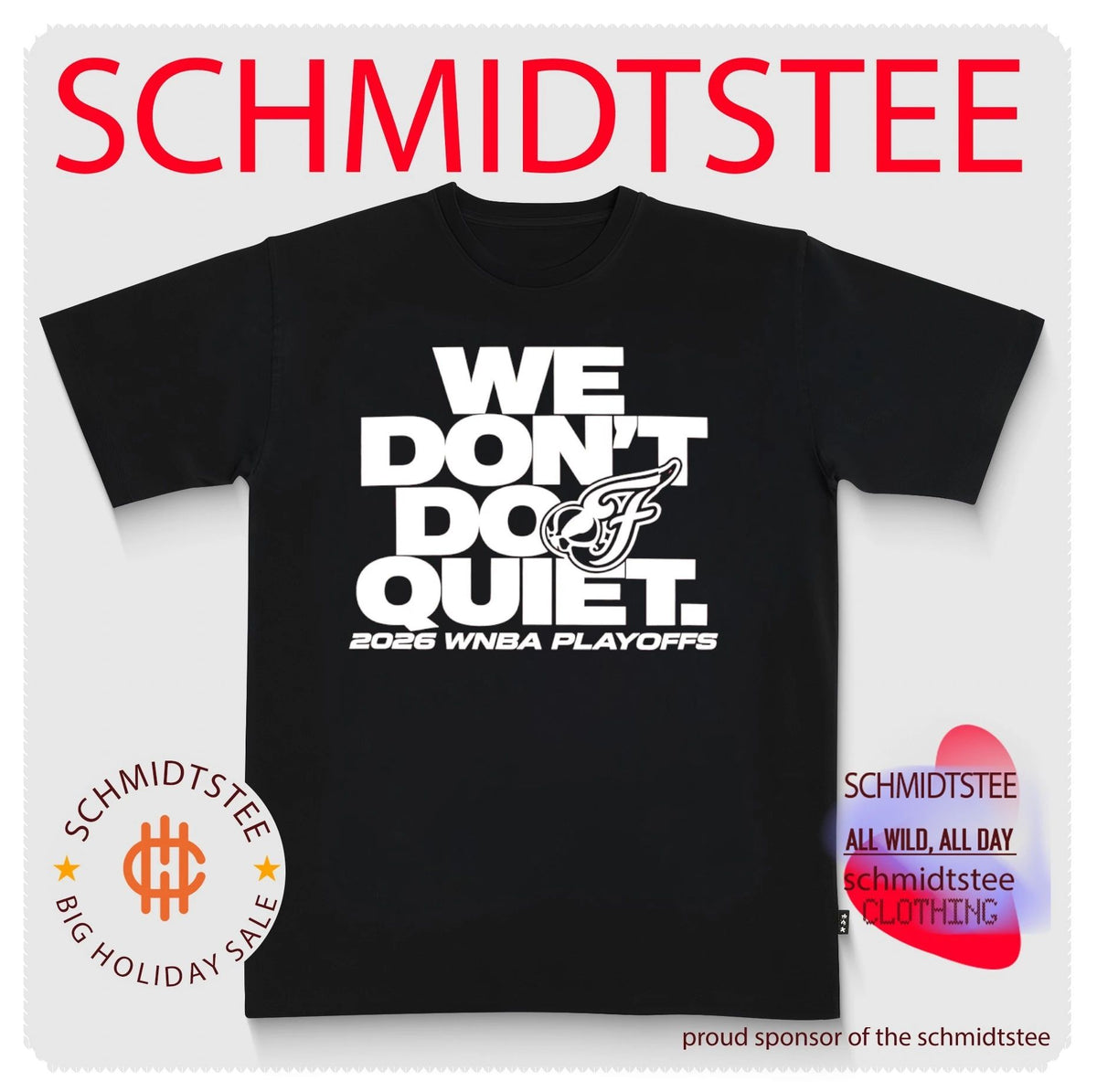 Indiana Fever We Don’t Do Quiet Playoff 2026 shirt
