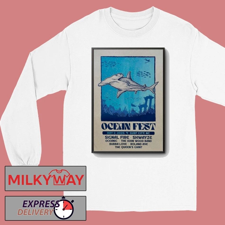 LIMITED May 2 2026 Ocean Fest Surf City, NC Poster Tour shirt