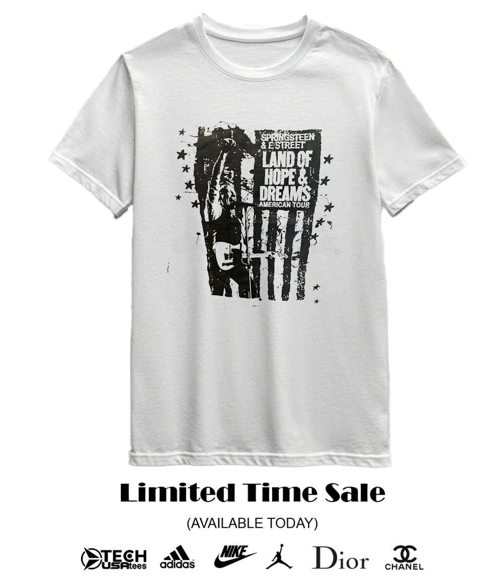 Bruce Springsteen and E Street land of hope and dreams American Tour shirt