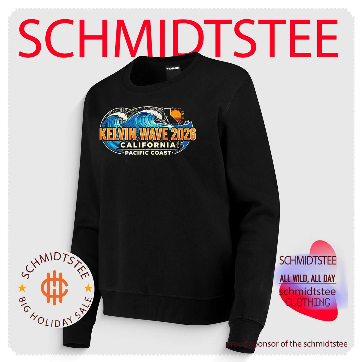 Kelvin Wave 2026 California Pacific Coast shirt