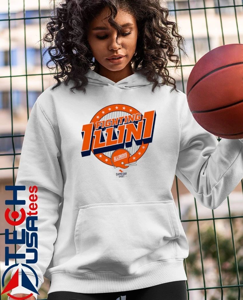Illinois Fighting Illini Football Gameday Spirit logo shirt
