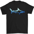 Hammerhead Shark Scuba Diver Diving Mens T-Shirt 100% Cotton