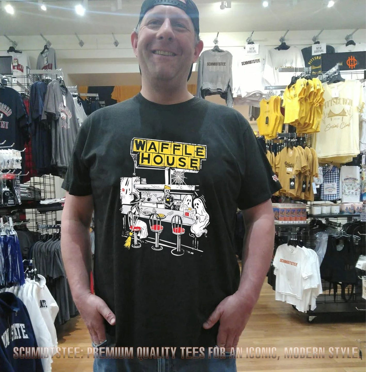 Waffle House Graveyard Shift Adult Halloween shirt