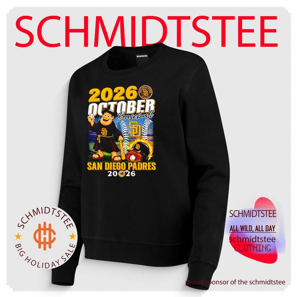 San Diego Padres October Baseball 2026 Postseason mascot shirt