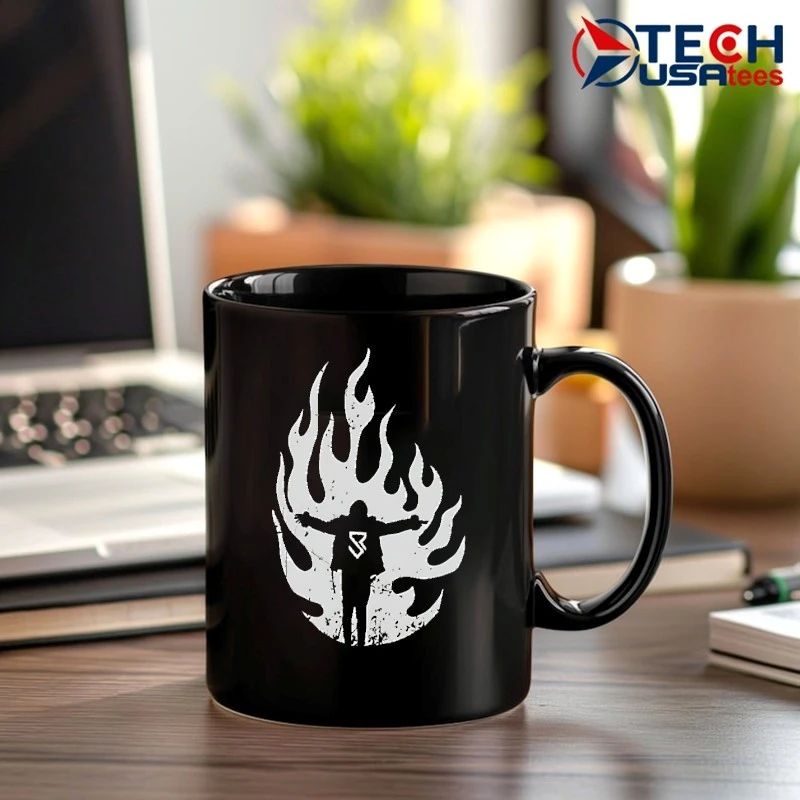 Seth Rollins flames shirt