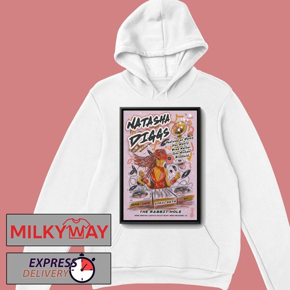Natasha Diggs The Rabbit Hole In New Orleans LA Apr 30 2026 Poster shirt