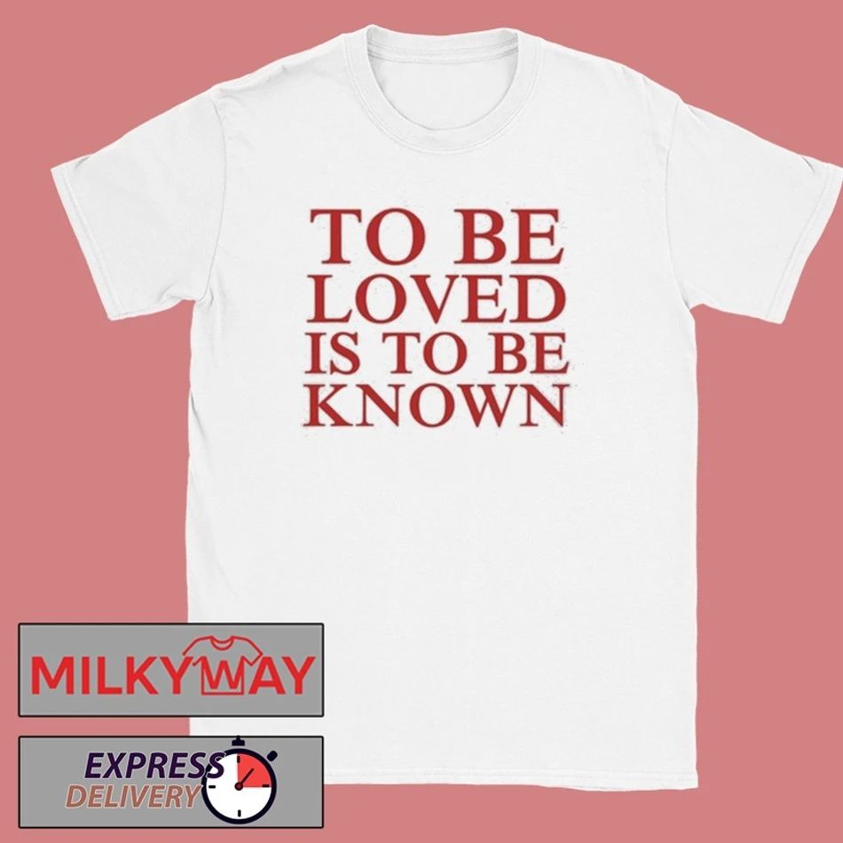 Zendaya To Be Loved Is To Be Known Two Sided Shirt