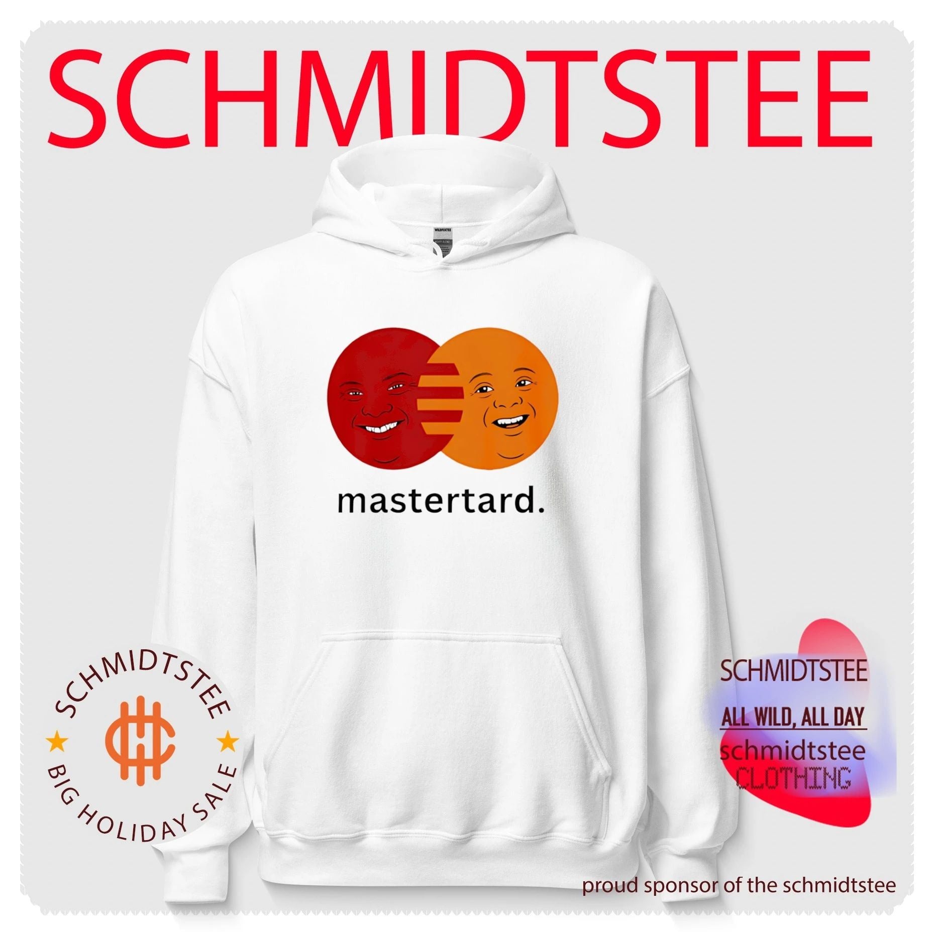 Mastertard MasterCard Down logo meme shirt