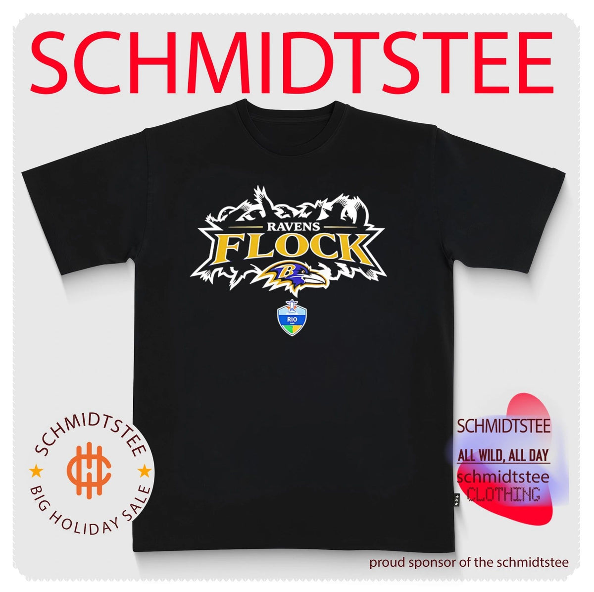 Baltimore Ravens Flock Rio De Janeiro Game 2026 shirt