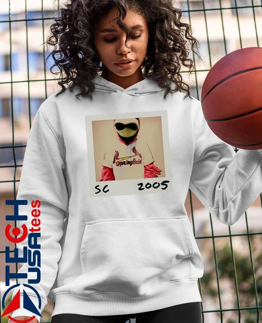 In our Cardinals Red Era Springfield Cardinals SC 2005 mascot photo shirt