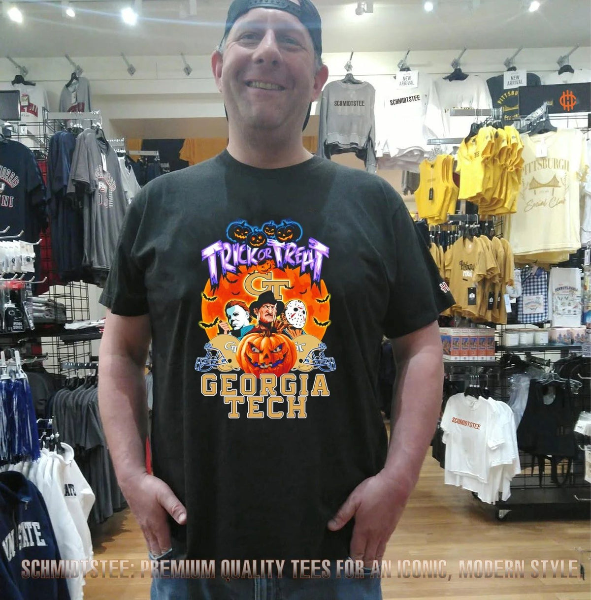 Georgia Tech Yellow Jackets x Horror Characters Trick Or Treat Halloween 2026 shirt