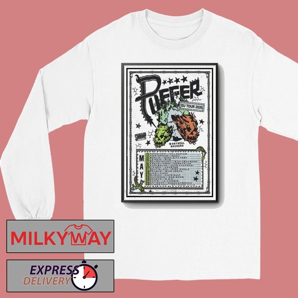 Puffer EU Tour 2026 Poster shirt