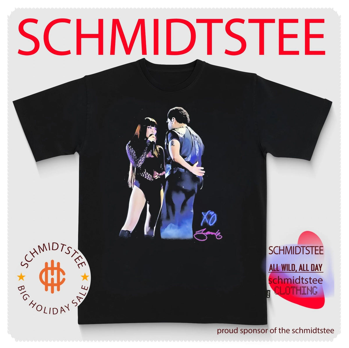 Jennie and The Weeknd shirt