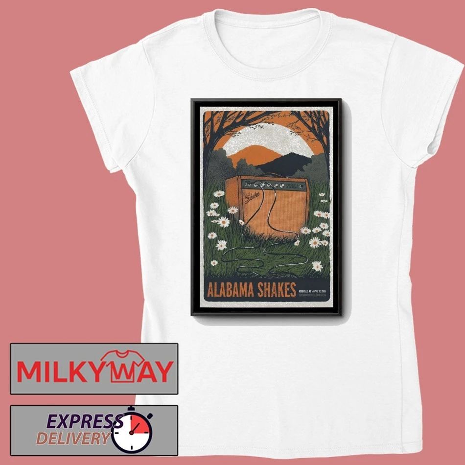 Alabama Shakes Apr 17, 2026 Asheville, NC Poster shirt
