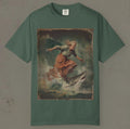 Vintage SURFING SHARK T-Shirt, Surf Girl Shirt, Ocean Great White Nautical Tee