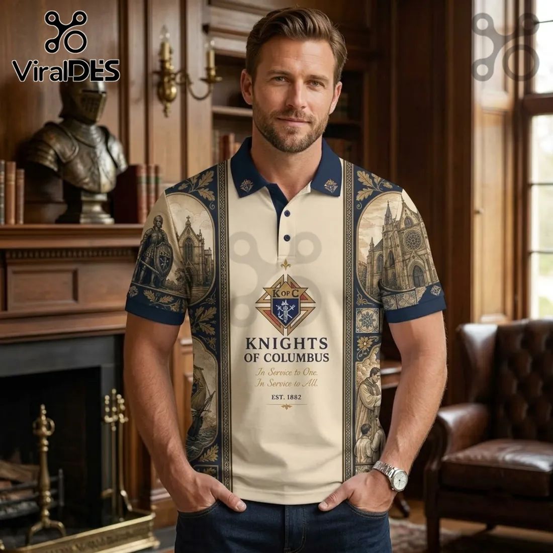 Knights of Columbus Heritage Polo Shirt
