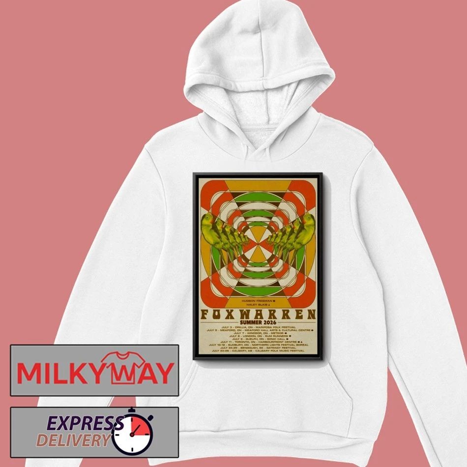 Foxwarren Summer Tour 26 Poster shirt