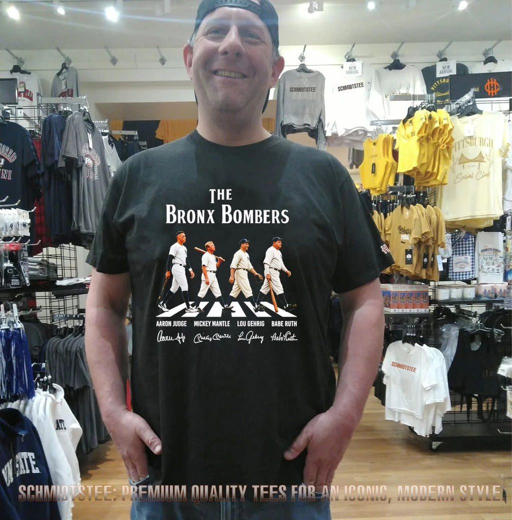 New York Yankees the Bronx Bombers Abbey Road signature shirt