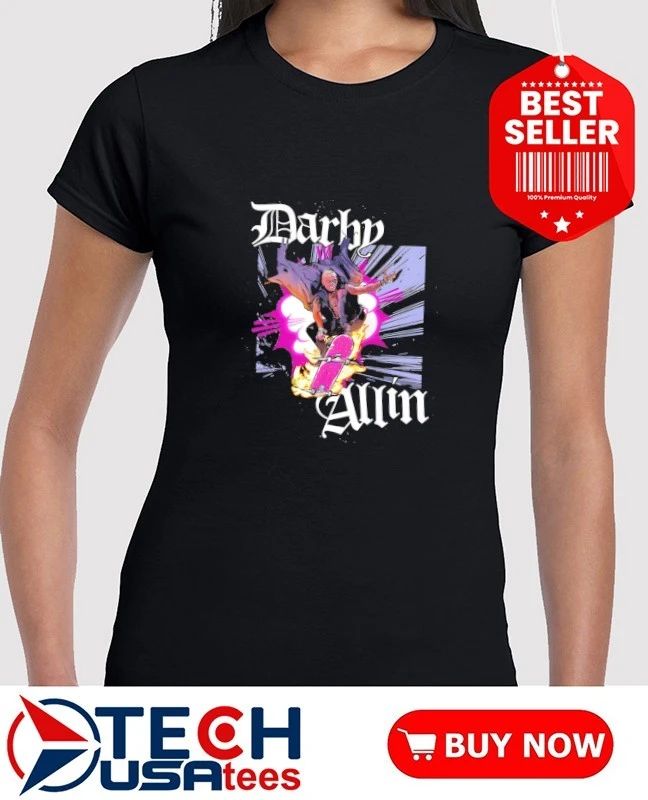 Darby Allin Top Rope Tuesday comic shirt