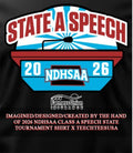 2026 NDHSAA Class A Speech State Tournament shirt