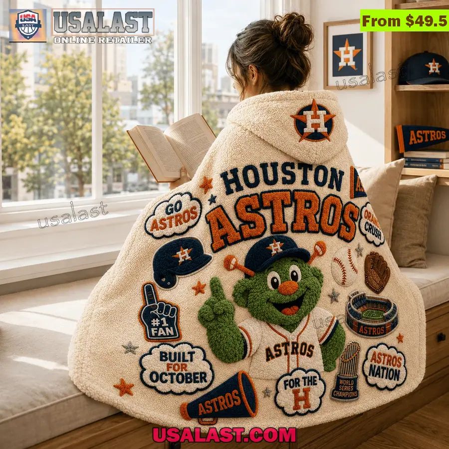 Houston Astros Limited Edition Hooded Blanket