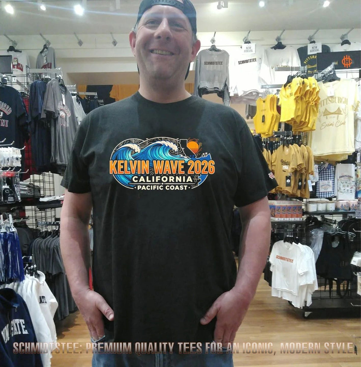 Kelvin Wave 2026 California Pacific Coast shirt