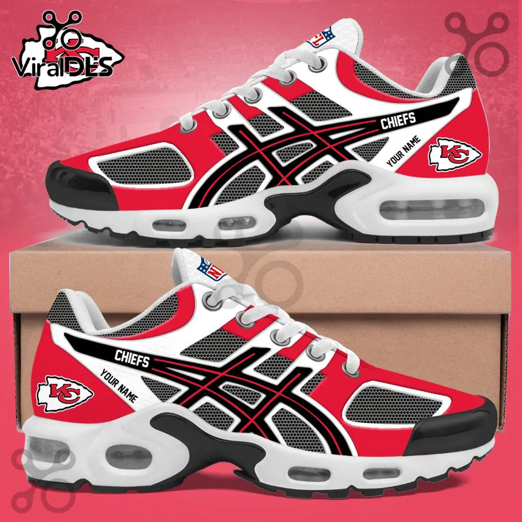 Kansas City Chiefs Custom Air Max Plus Sports Sneakers