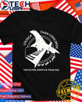 Louder than Concorde Elton John UK Tour 1976 shirt