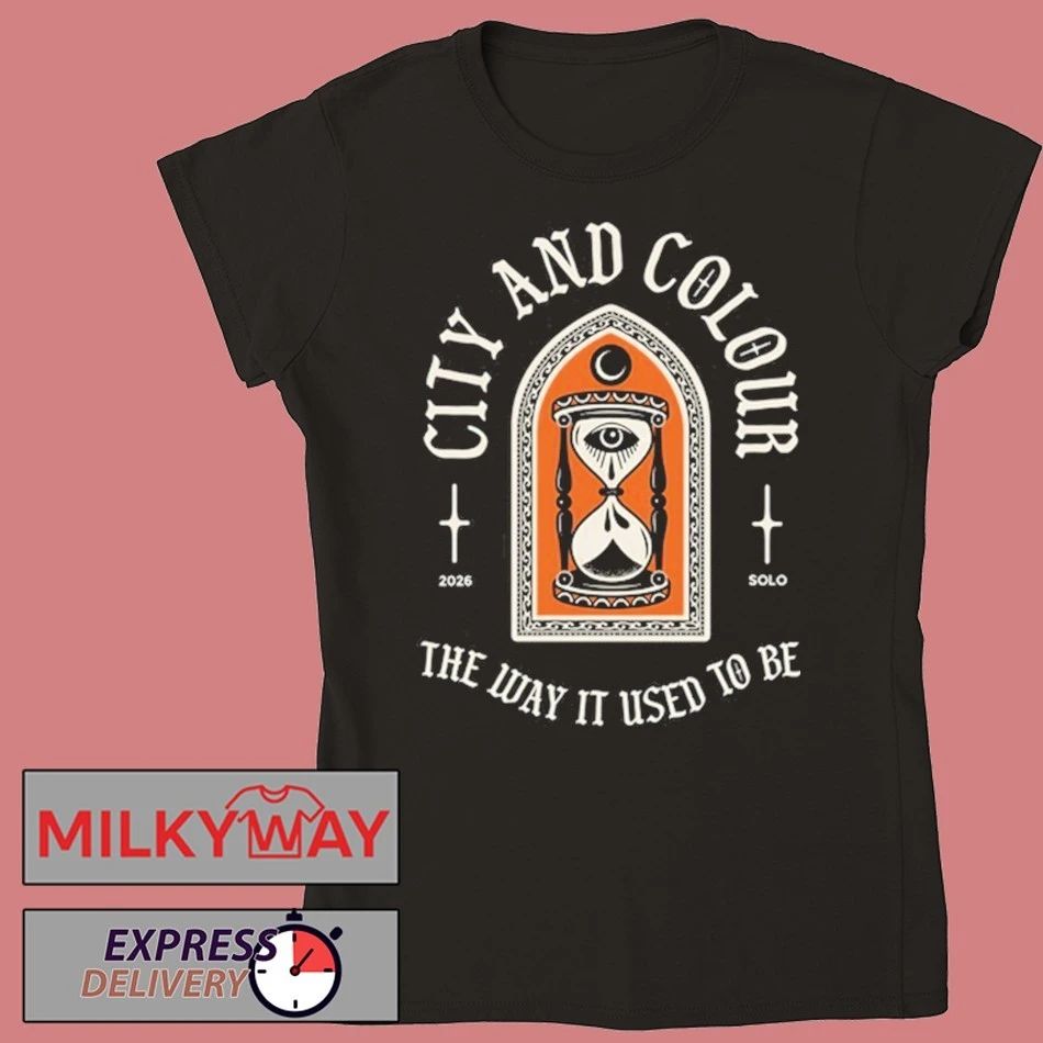 City And Colour Solo Tour May 2026 Black Shirt
