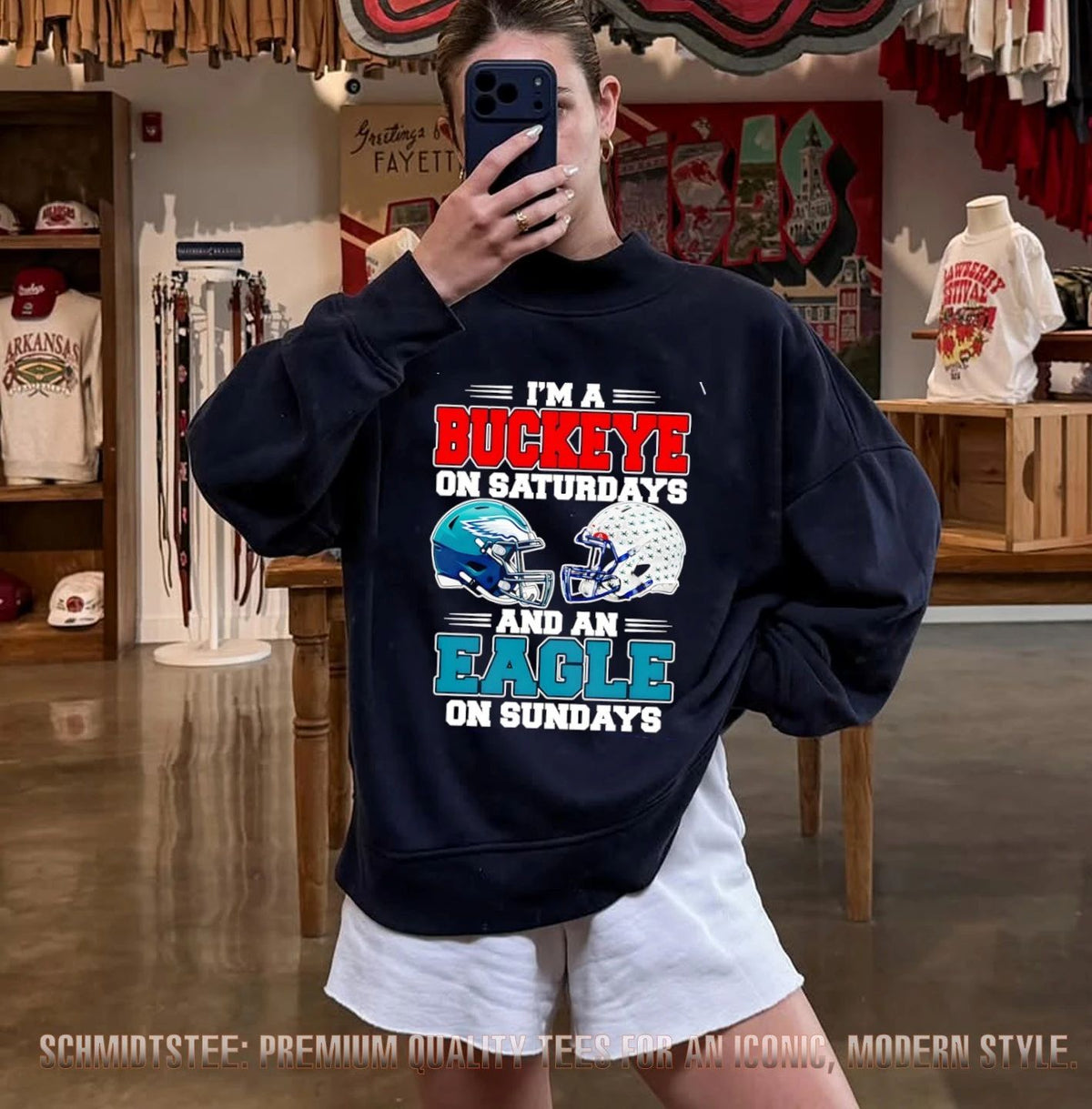 I’m a Buckeye on Saturdays and an Eagle on Sundays shirt