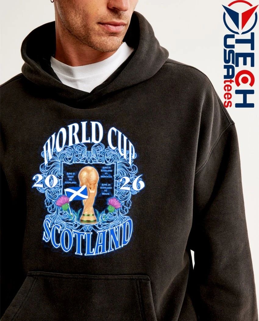 World Cup 2026 Scotland National Football Team Trophy shirt