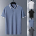Short Sleeve Button Up T Shirt for Men in a Modern Korean Style Design