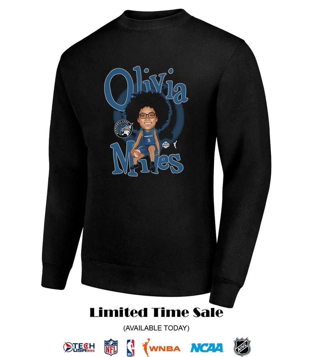 Olivia Miles Draft Minnesota Lynx 2026 WNBA caricature shirt