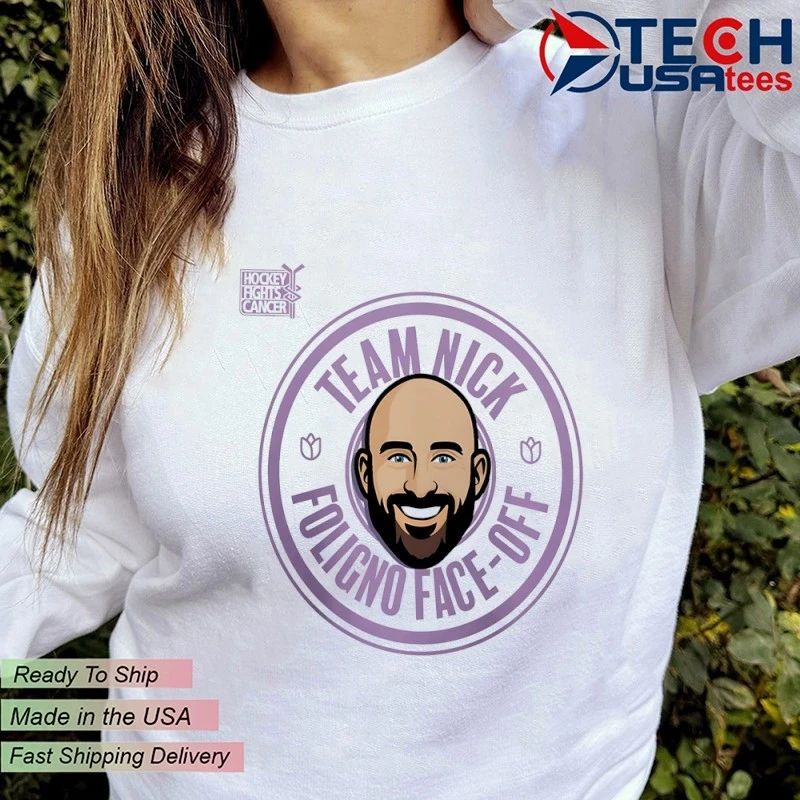 Team Nick Foligno face-off shirt