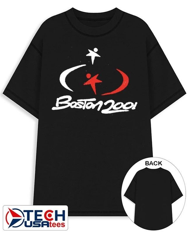 Boston 2001 logo shirt