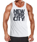 Herren Tank-Top New York City Schriftzug Print Fashion Streetstyle Muskelshirt