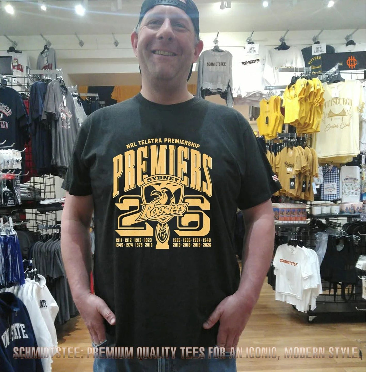 Sydney Roosters 2026 NRL Telstra Premiership Premiers shirt