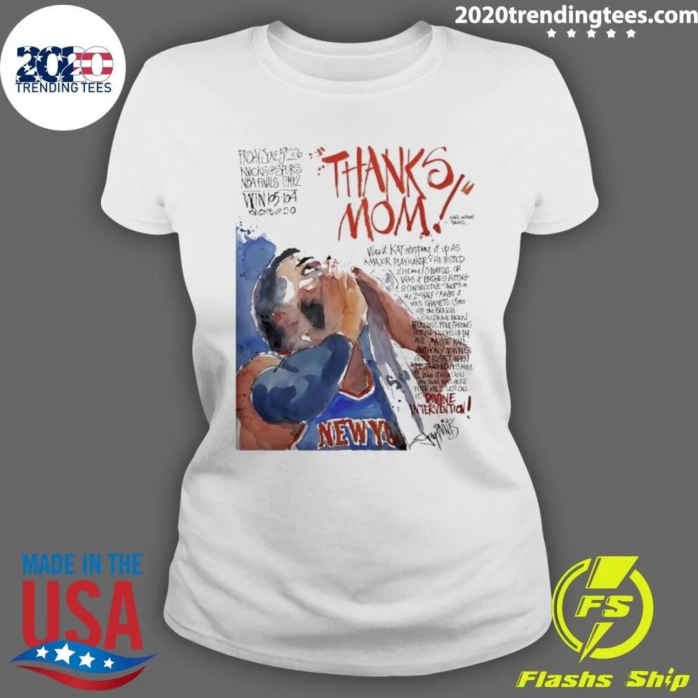 Karl-anthony Towns Thanks Mom Nba Finals Shirt