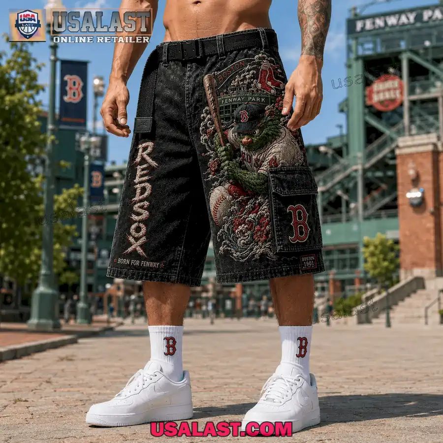 Boston Red Sox Born For Fenway Men Cargo Short