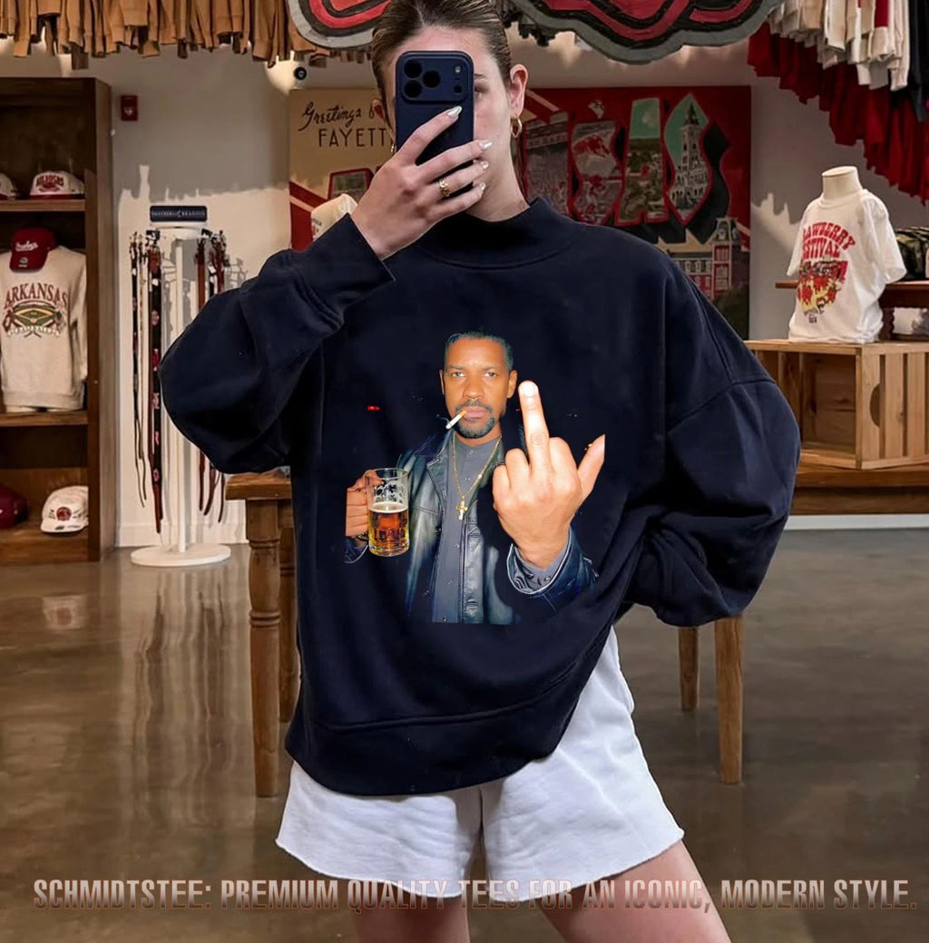 Training Day Denzel Washington middle finger shirt