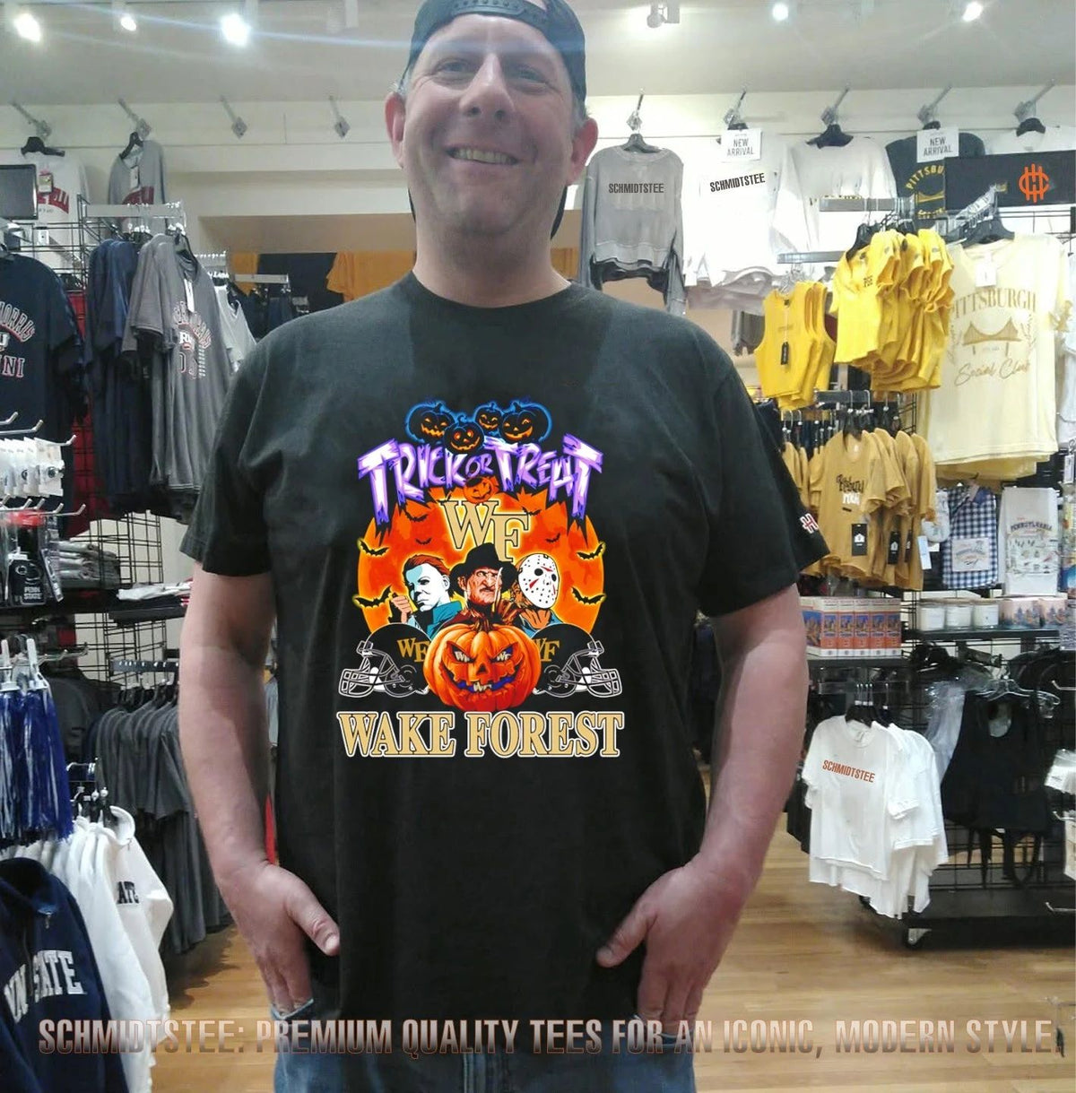 Wake Forest Demon Deacons x Horror Characters Trick Or Treat Halloween 2026 shirt