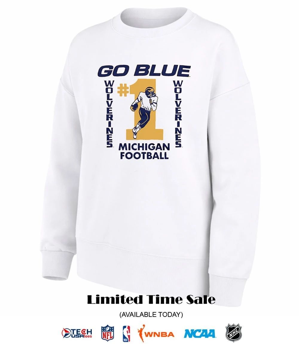 Michigan Wolverines Football Go Blue #1 shirt