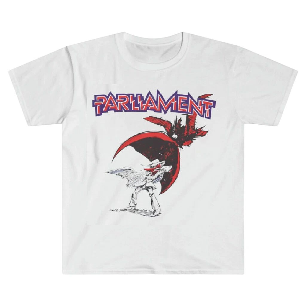 Harry Parliament Shirt Cotton Short Sleeve T-Shirt Trendy Vintage Graphic Tee